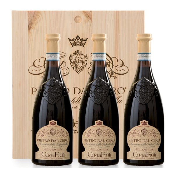 Amarone della Valpolicella DOCG Pietro Dal Cero 2018 3 bottiglie in Cassa legno Originale  C dei Frati