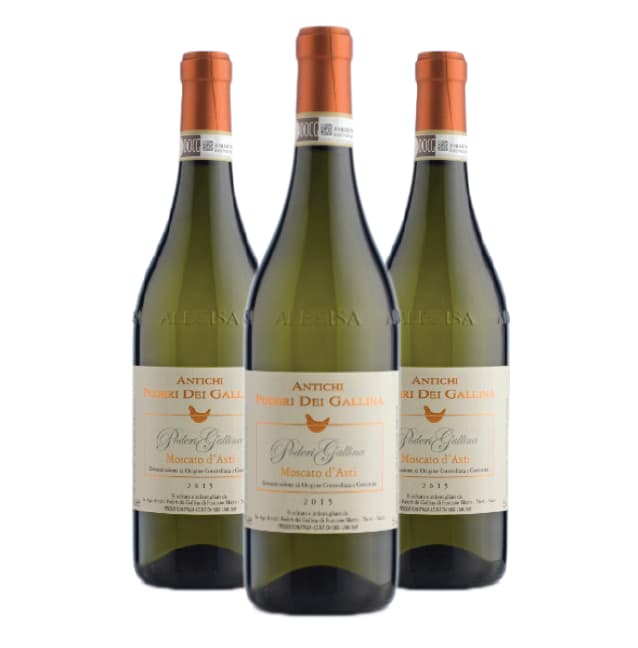 SPECIALE NATALE - 6 bottiglie di Moscato d'Asti DOCG Poderi Gallina 2023  Francone