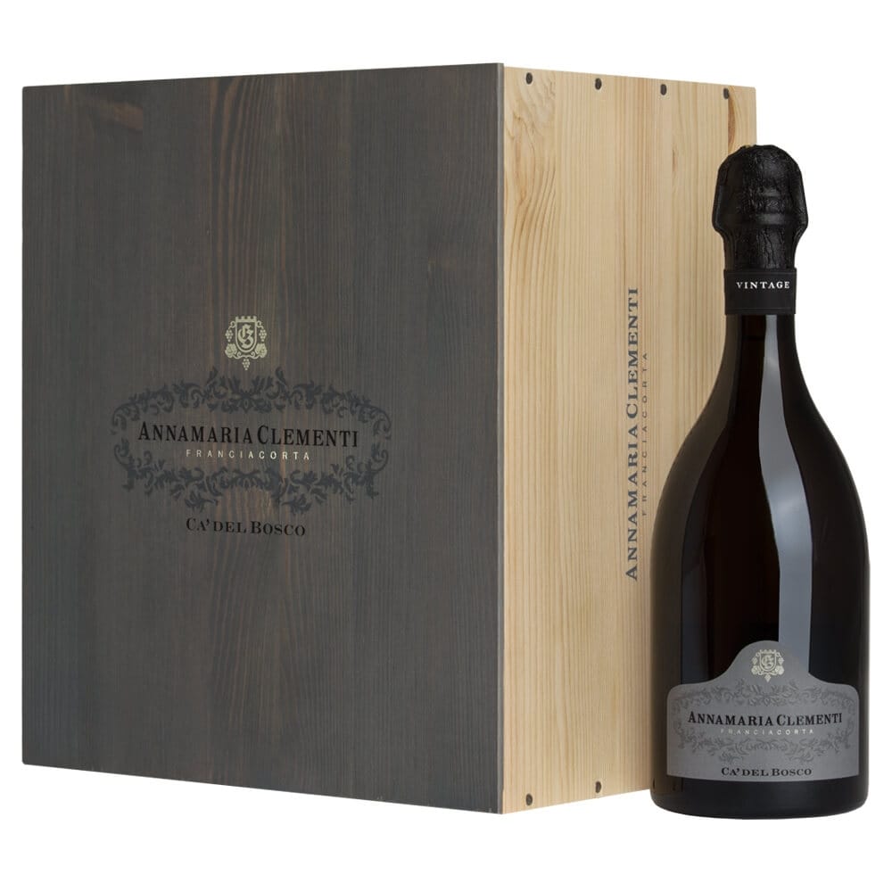 Franciacorta DOCG Cuve Annamaria Clementi 2016 3 bottiglie in Cassa Legno originale  C del Bosco
