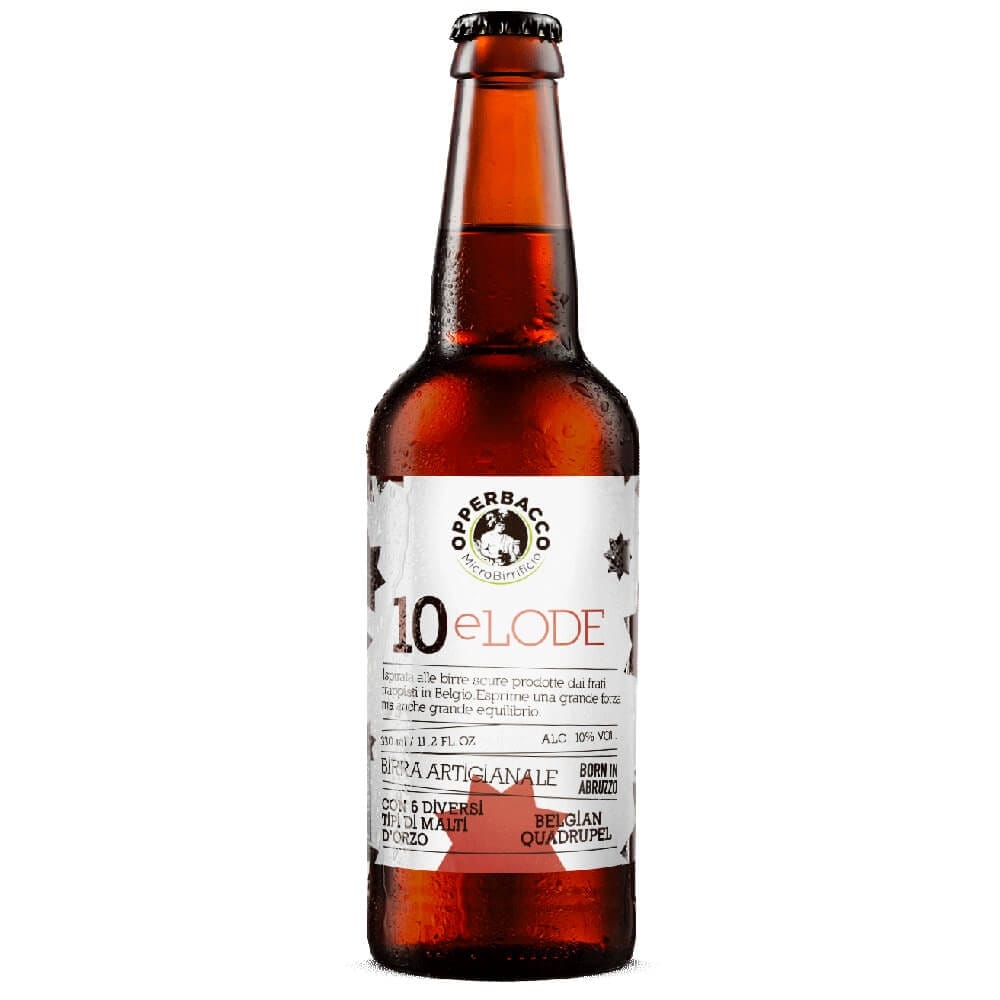 Birra Scura 10 e Lode Quadrupel 0,75 lt  Opperbacco