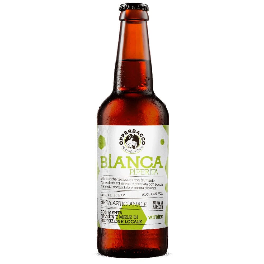 Birra Bianca Piperita Blanche 0,75 lt  Opperbacco