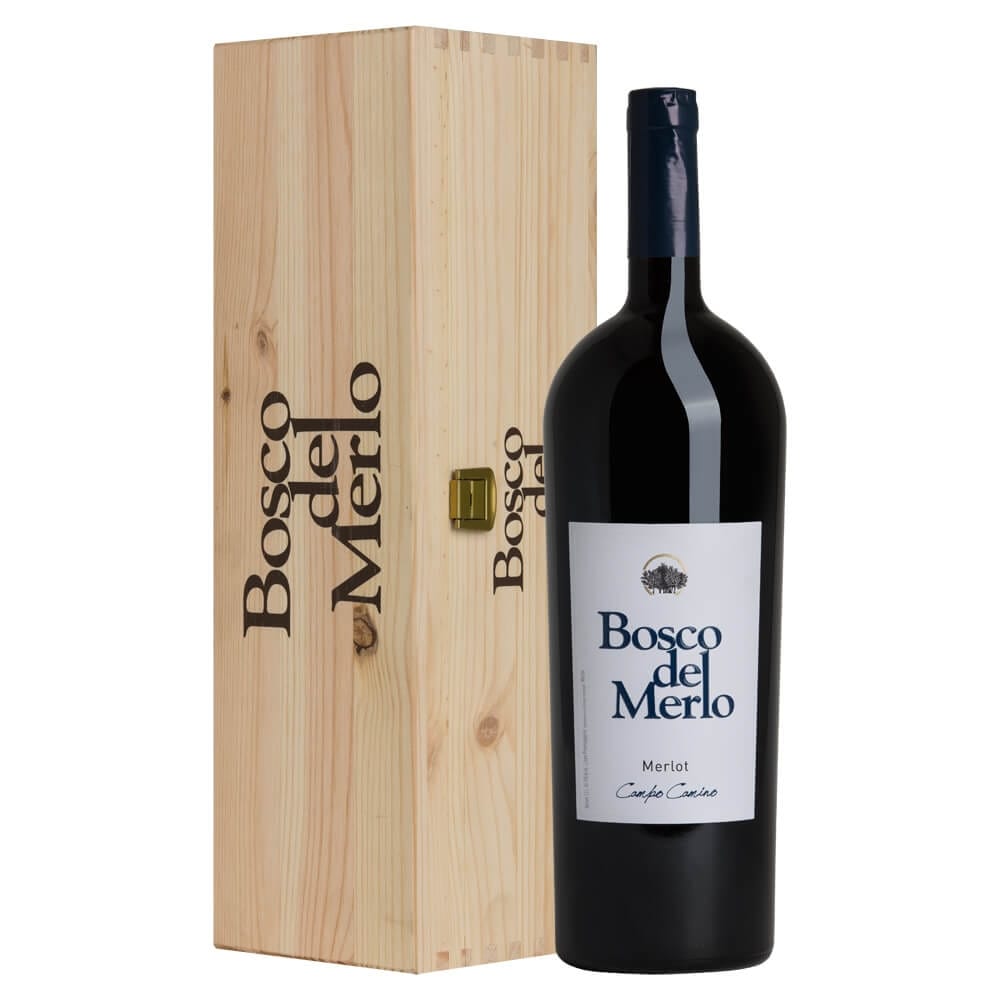Merlot Riserva DOC Lison Pramaggiore Campo Camino MAGNUM 1,5 lt Cassa Legno 2019 - Bosco del Merlo