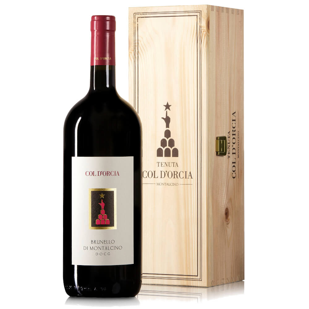 Brunello di Montalcino DOCG formato speciale 9 lt Cassa Legno 2018 Col d'Orcia