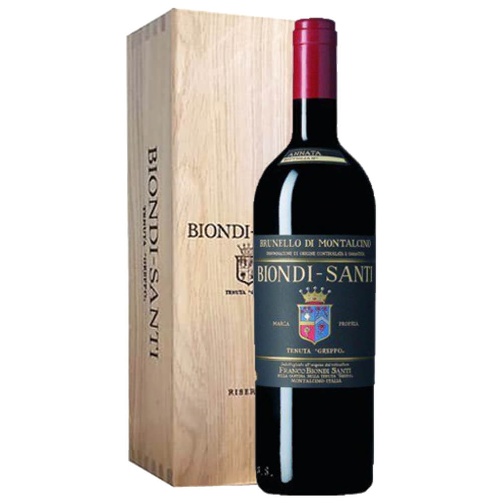 Brunello di Montalcino DOCG MAGNUM 1,5 lt Cassa Legno 2017 Biondi Santi