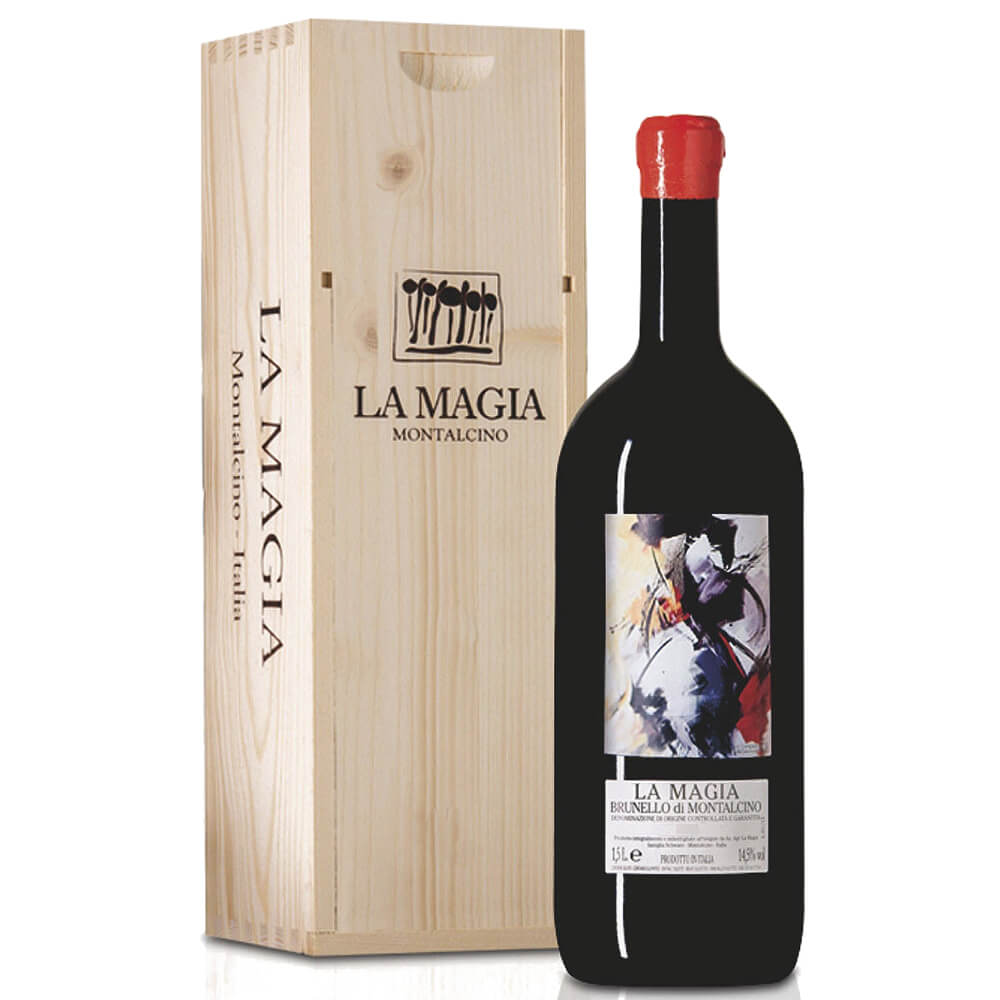 Brunello di Montalcino DOCG MAGNUM 1,5 lt Cassa Legno 2020 La Magia