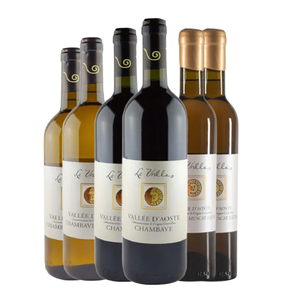 Degustazione 6 bt Chambave Valle d'Aosta  La Vrille
