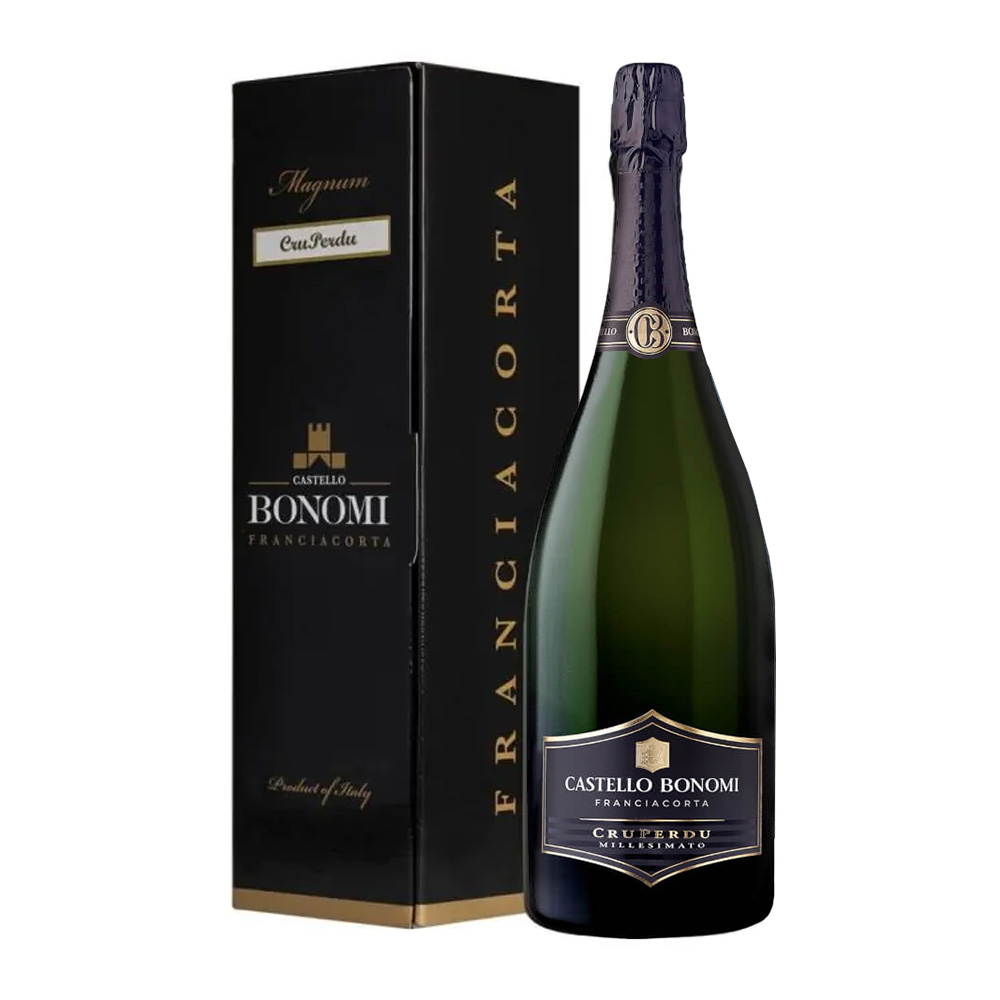 Franciacorta DOCG Brut CruPerdu MAGNUM 1,5 lt Astucciato - Castello Bonomi