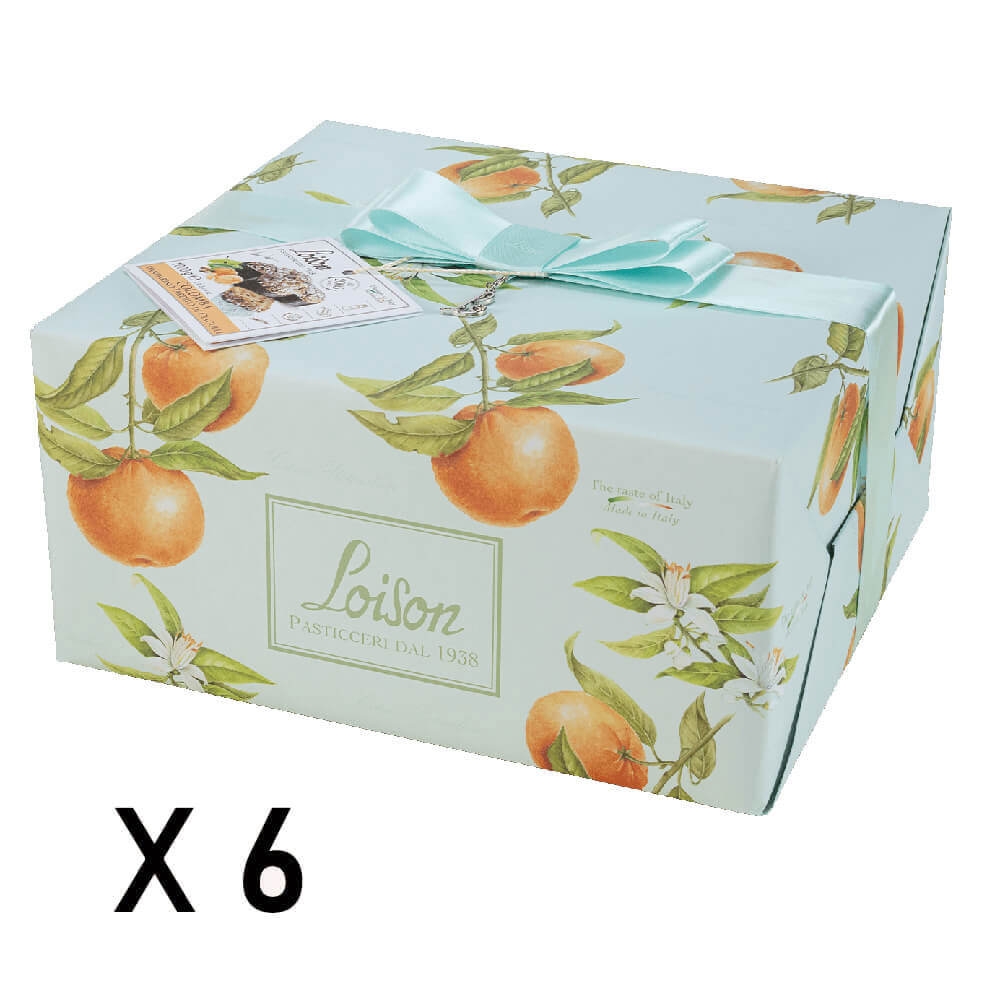 Colomba con Uvetta e Mandarino Tardivo di Ciaculli 6pz x 0,5 kg - Loison