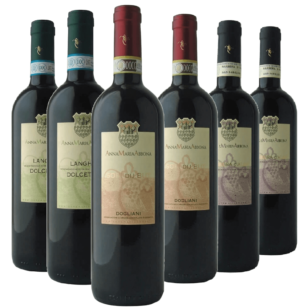 Degustazione 6 bt Piemonte - Anna Maria Abbona
