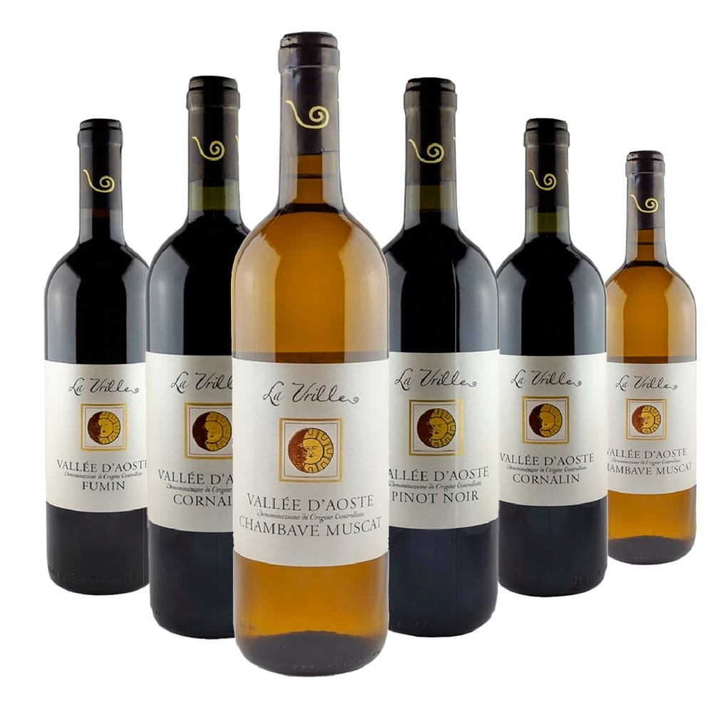 Degustazione 6 bt Mista Valle d'Aosta  La Vrille