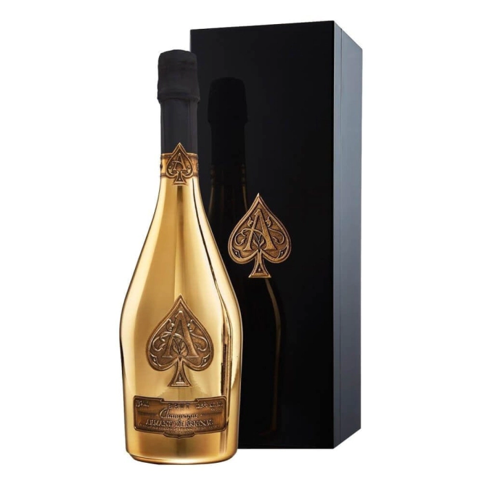 Armand de Brignac ゴールドシャンパン　箱有り　袋有り Champagne Brut Gold Astucciato – Armand de Brignac