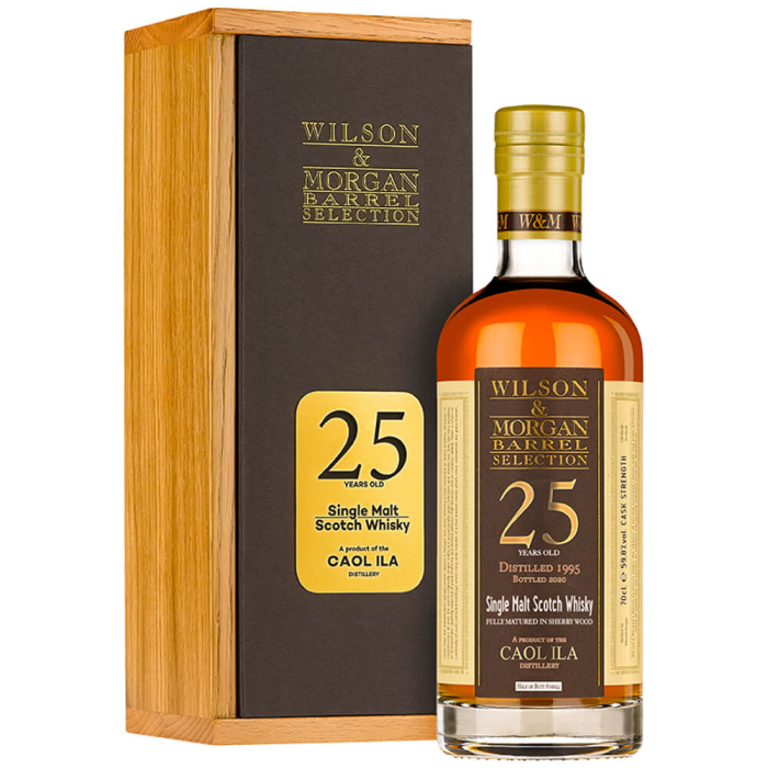 Whisky Caol Ila 25 anni Sherry Wood distillato 1995 imbottigliato