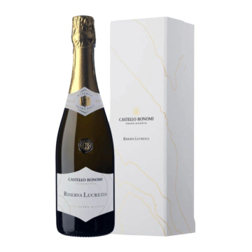 Franciacorta Riserva Cuvèe Lucrezia Etichetta Bianca Astucciato 2011 - Castello Bonomi