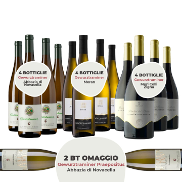Confezione Selezione Gewurztraminer - 12 bt + 2 Abbazia Novacella Praepositus Omaggio
