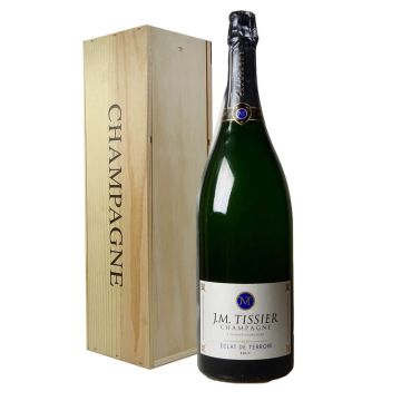 Champagne Brut Eclat de Terre JEROBOAM 3,0 lt Cassa Legno - Tissier