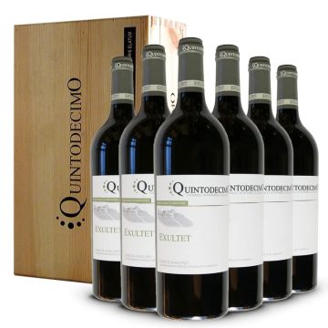 Fiano di Avellino DOCG Exultet 2022 6 bottiglie in Cassa Legno Originale - Quintodecimo