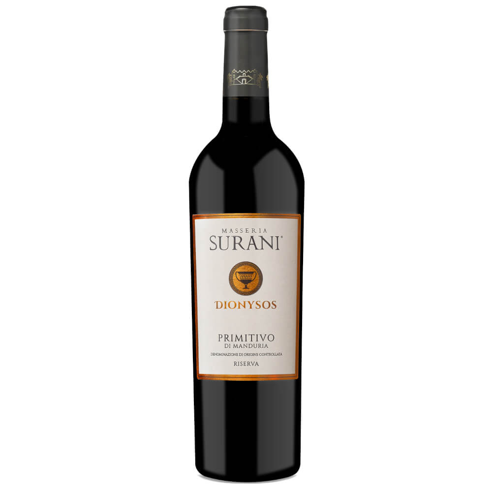 Dionysos Primitivo di Manduria DOC Riserva 2019 - Masseria Surani