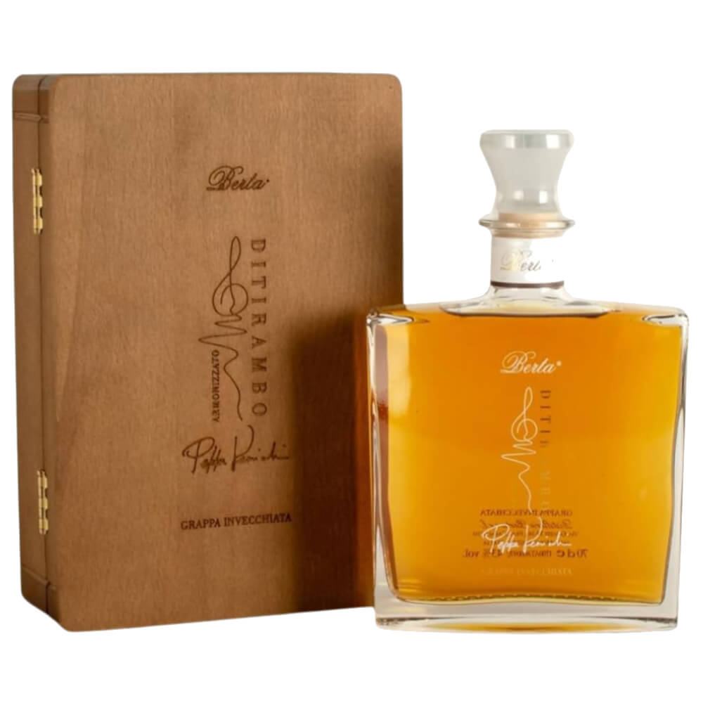 Ditirambo Grappa Invecchiata Cassa Legno  Berta