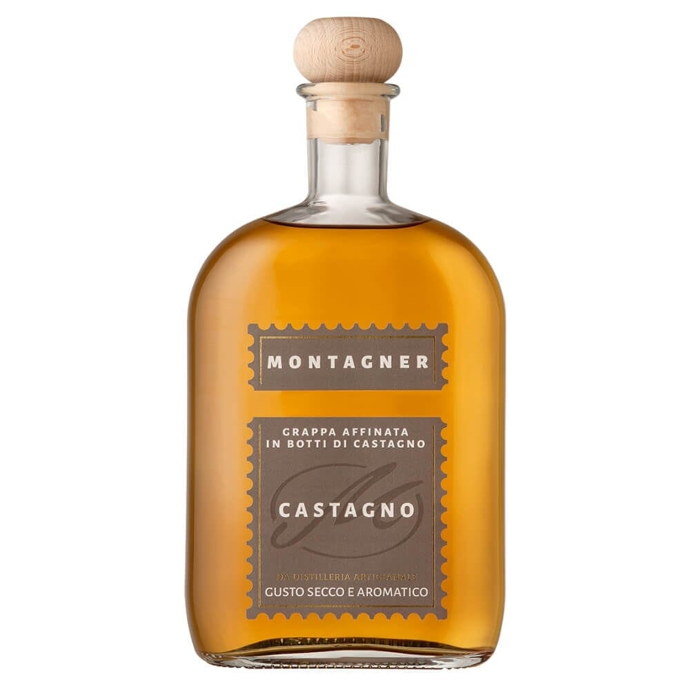 Grappa affinata in botti di Castagno MAGNUM 1,5 lt - Montagner