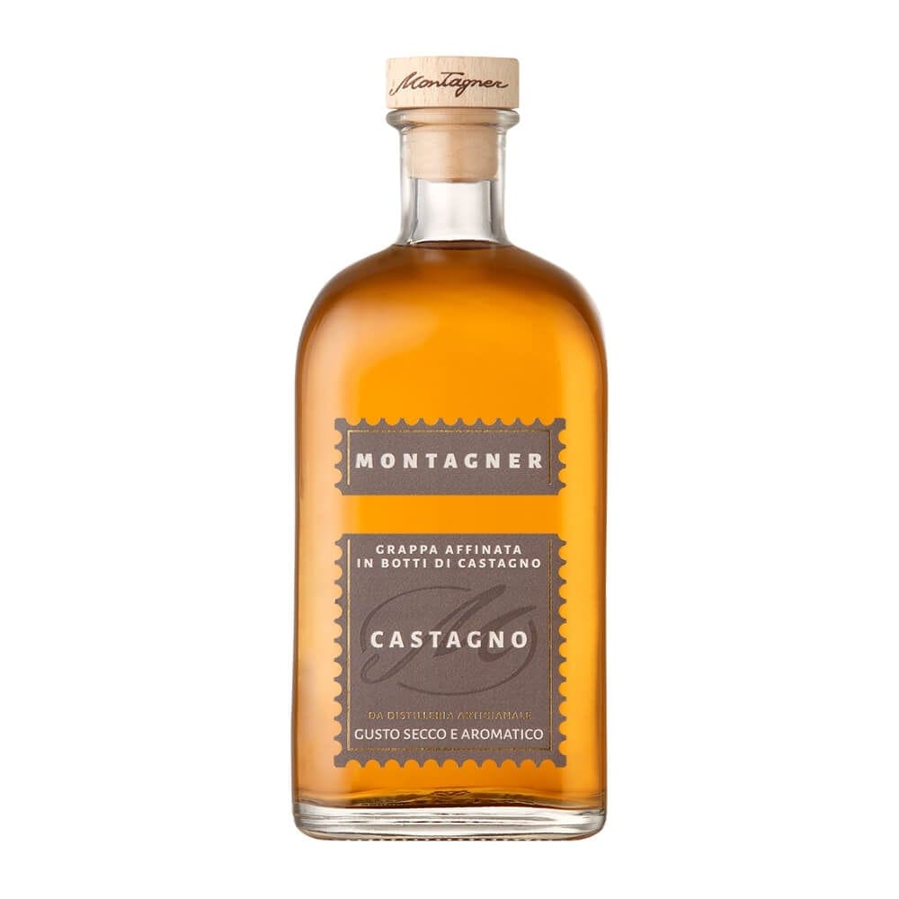 Grappa affinata in botti di Castagno Montagner