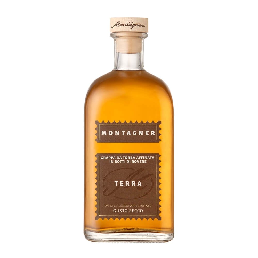 Grappa "Terra" da vinacce torbate  Montagner