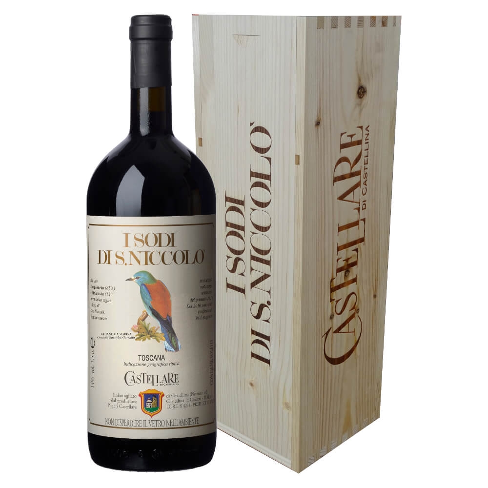 I Sodi di San Niccol Toscana IGT MAGNUM 1,5 lt Cassa Legno 2020  Castellare di Castellina
