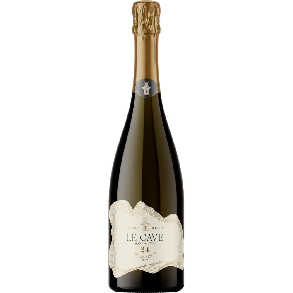 Le Cave Mandoletta Brut Metodo Classico Millesimato 2020  Castello di Uviglie
