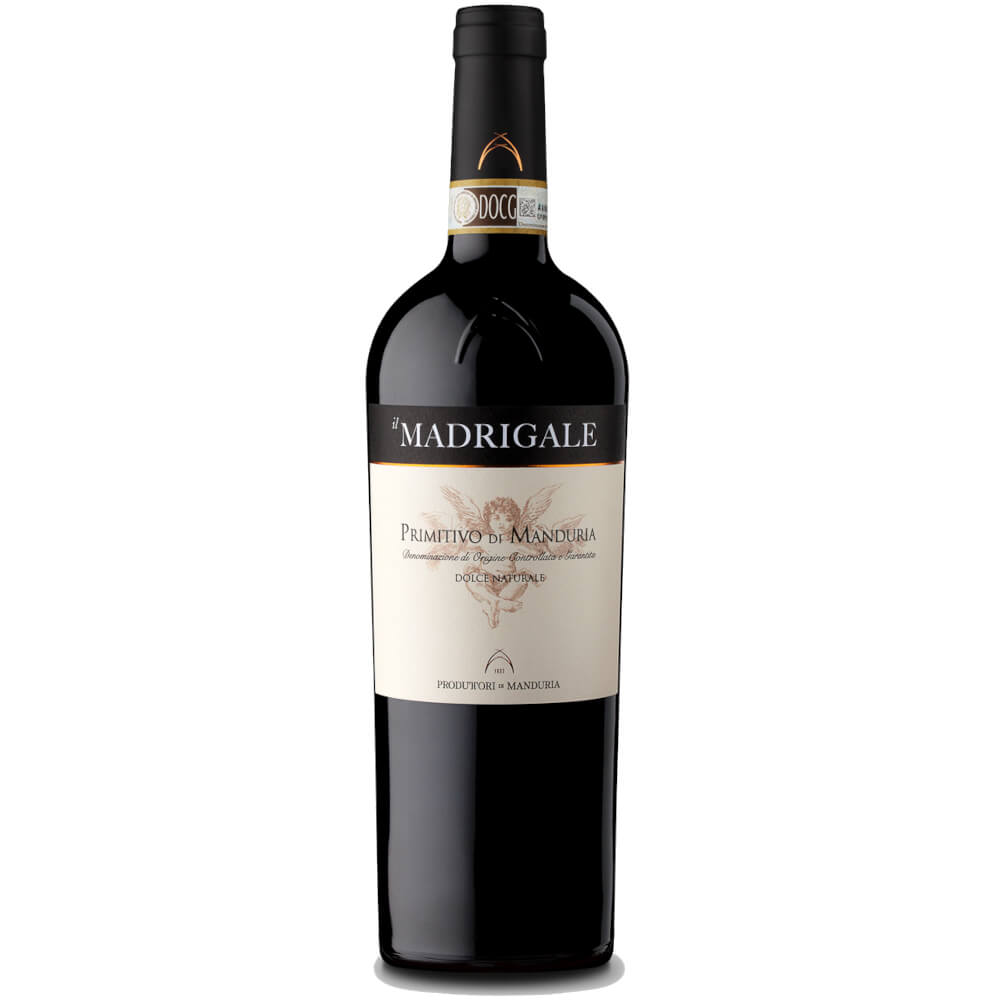 Madrigale Primitivo di Manduria DOC Dolce Naturale 2022  Produttori di Manduria