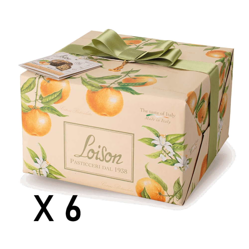 Panettone Mandarino 6pz x 0,5 kg - Loison