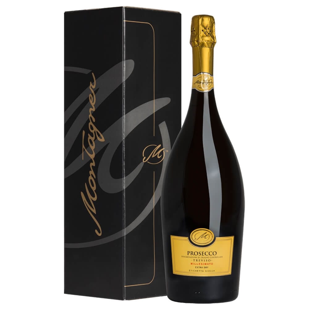 Prosecco DOC Treviso Extra Dry Millesimato MAGNUM 1,5 lt Astucciato 2023  Montagner