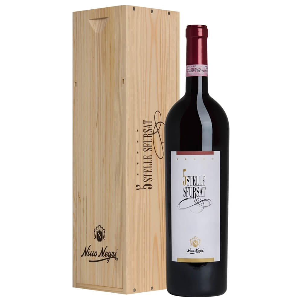 Sfursat 5 Stelle Sforzato di Valtellina DOCG MAGNUM Cassa Legno 2021  Nino Negri