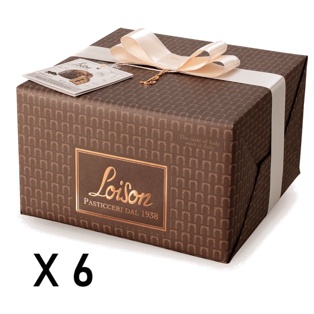 Panettone Regal Cioccolato 6pz x 0,6 kg - Loison