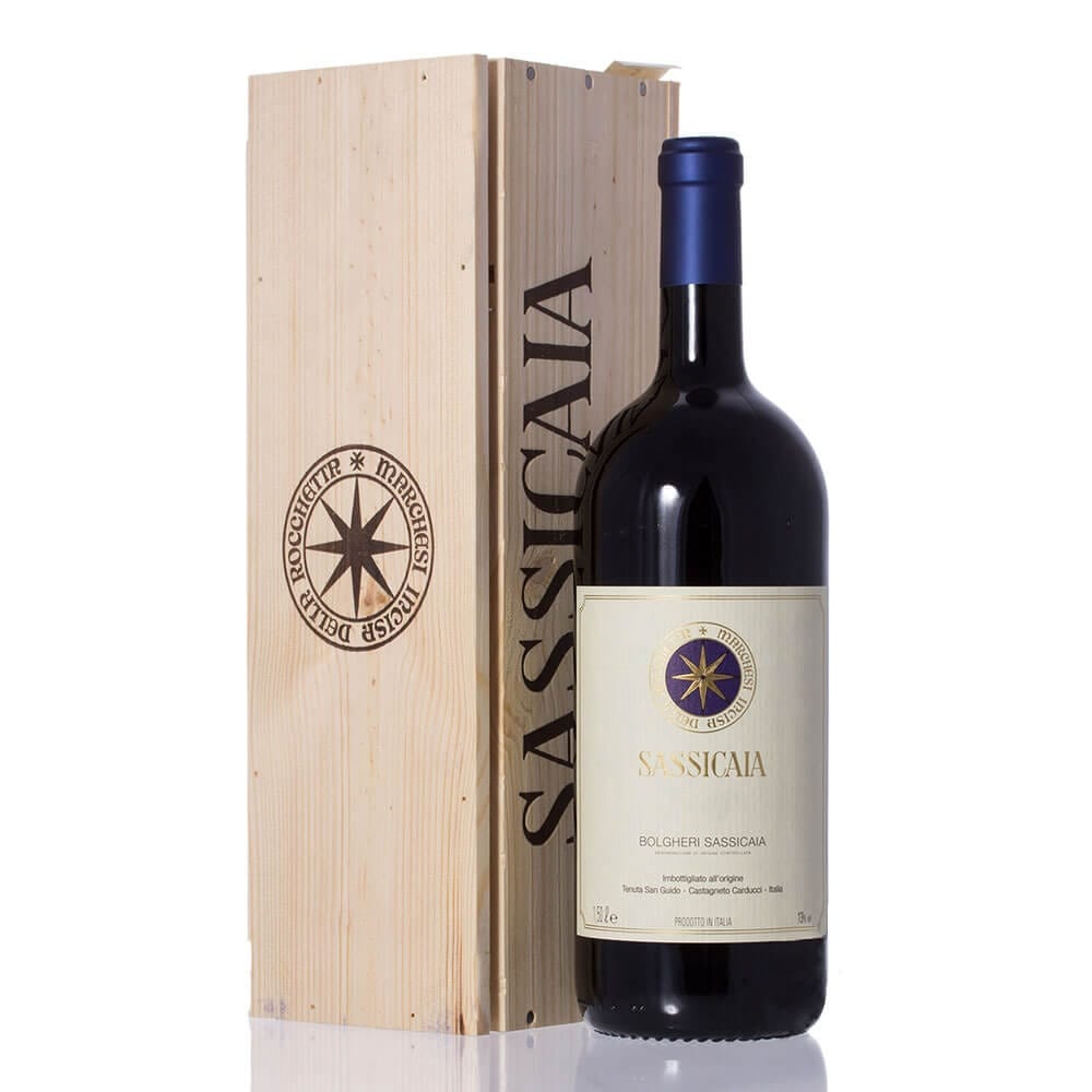 Sassicaia Bolgheri DOC MAGNUM 1,5 lt Cassa Legno 2019  Tenuta San Guido