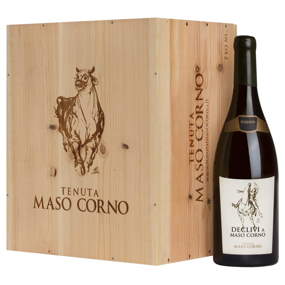 Sauvignon Riserva Trentino DOC Declivi a Maso Corno 2020 6 bottiglie in Cassa Legno originale  Maso Corno