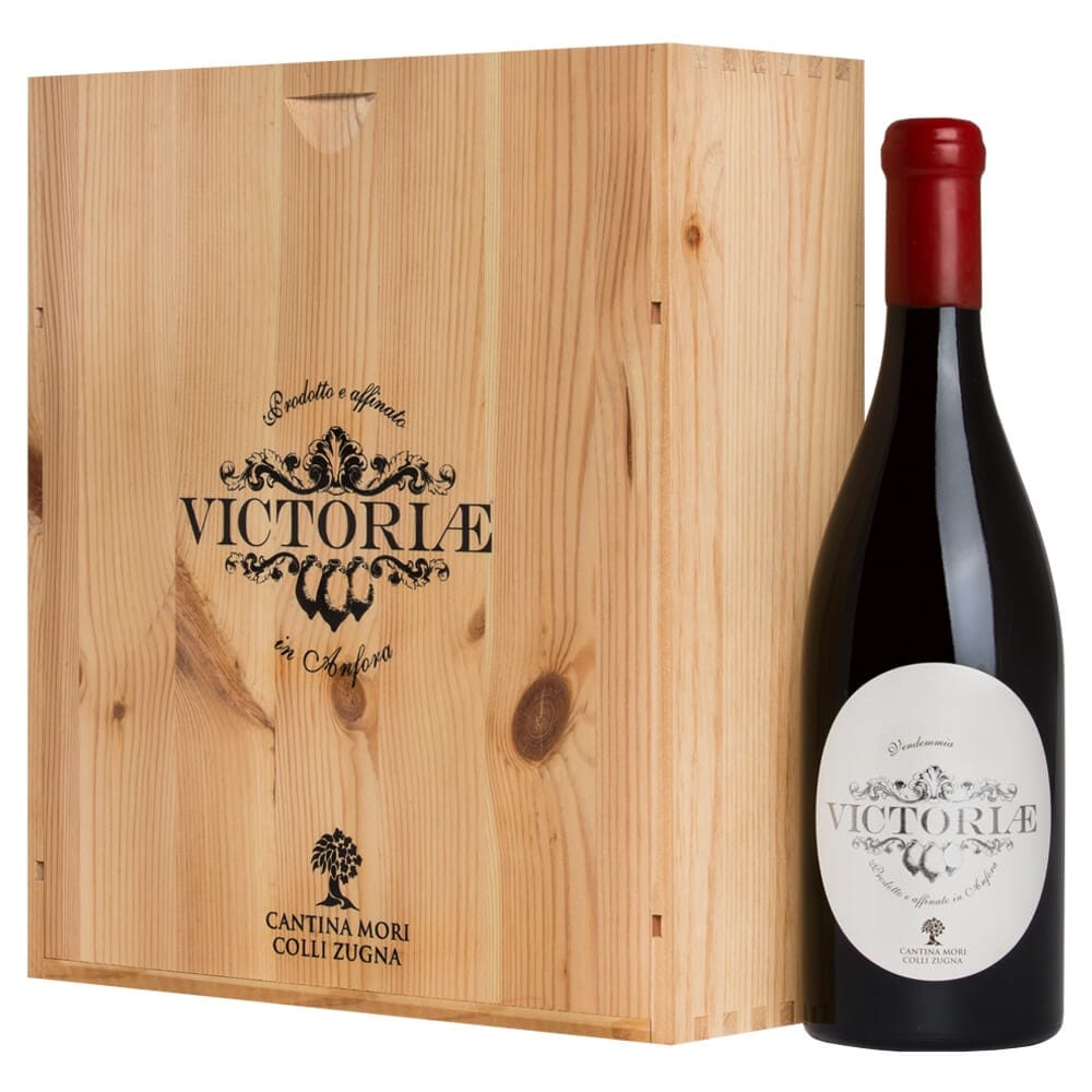 Victoriae Bianco Anfora Vallagarina IGT 2016 3 bottiglie in Cassa Legno originale  Mori Colli Zugna